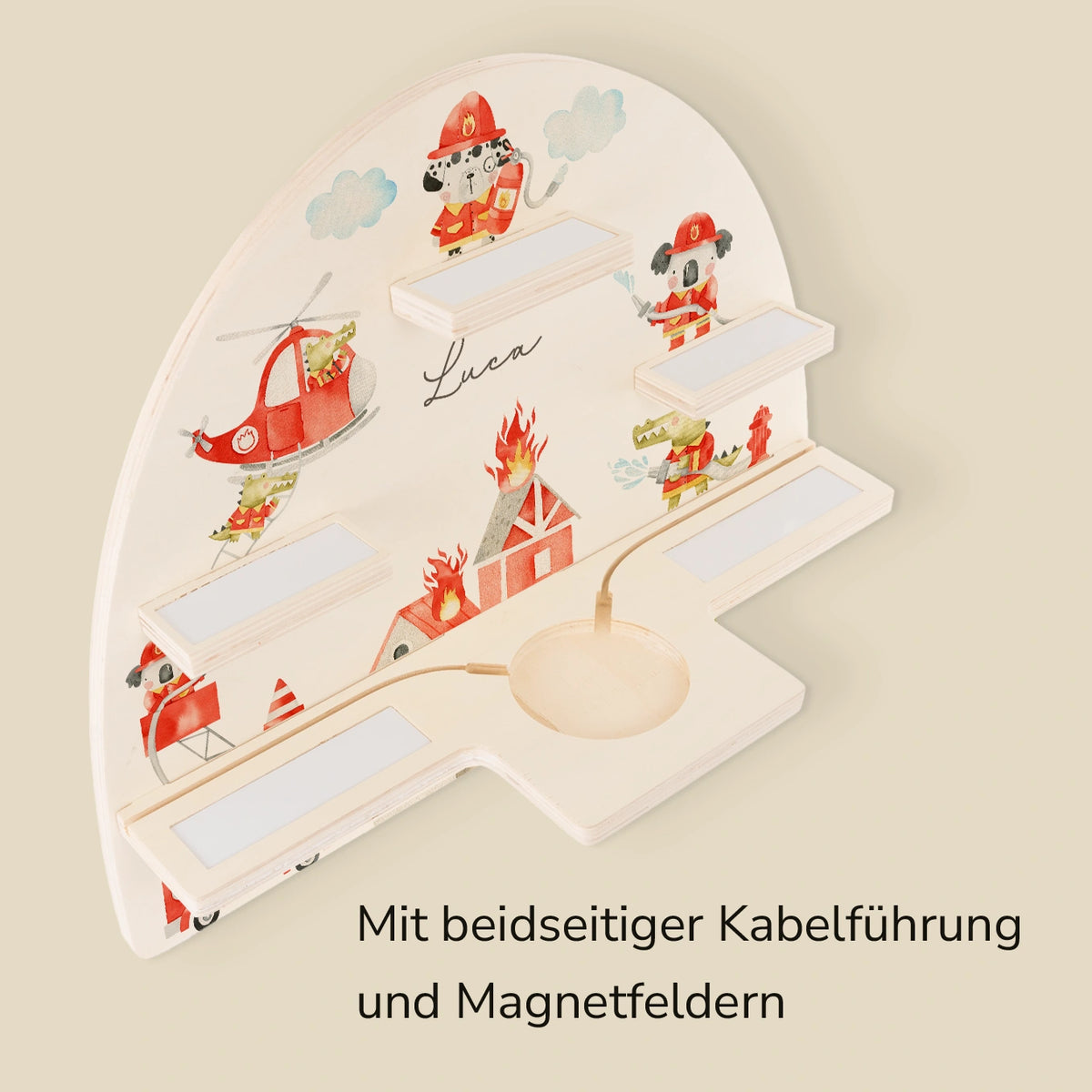 Personalisiertes Regal passend für Tonies "Feuerwehr"
