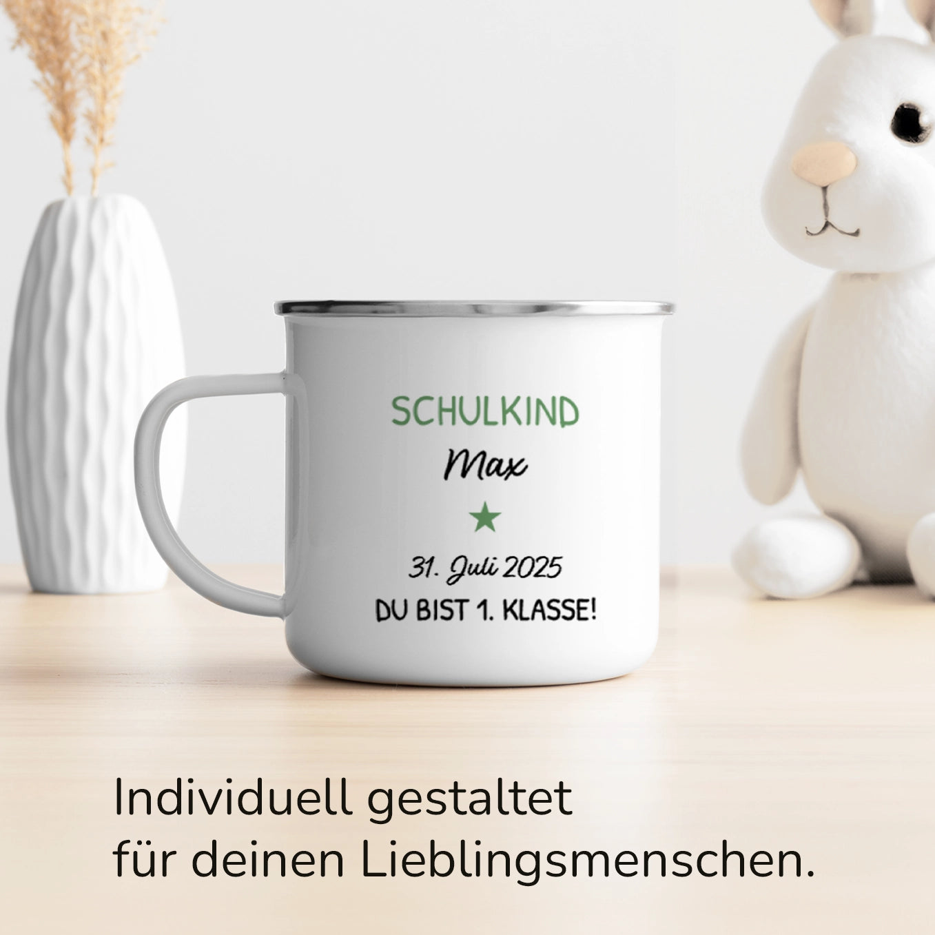 Personalisierte Kindertasse "Schulkind"