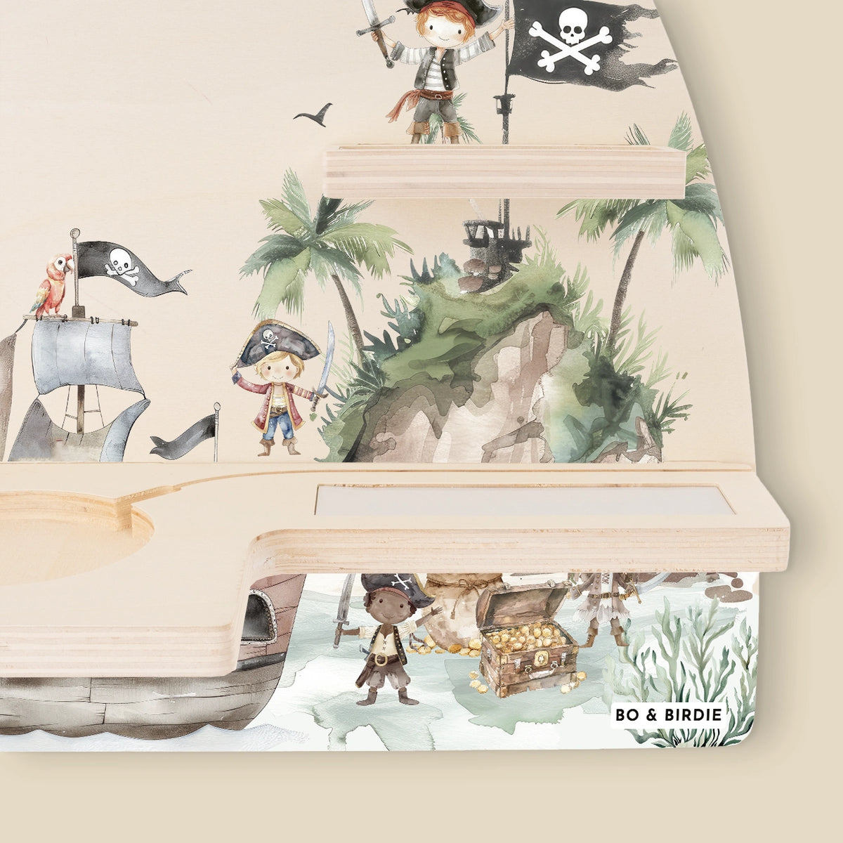 Personalisiertes Toniebox Regal "Schatzinsel"