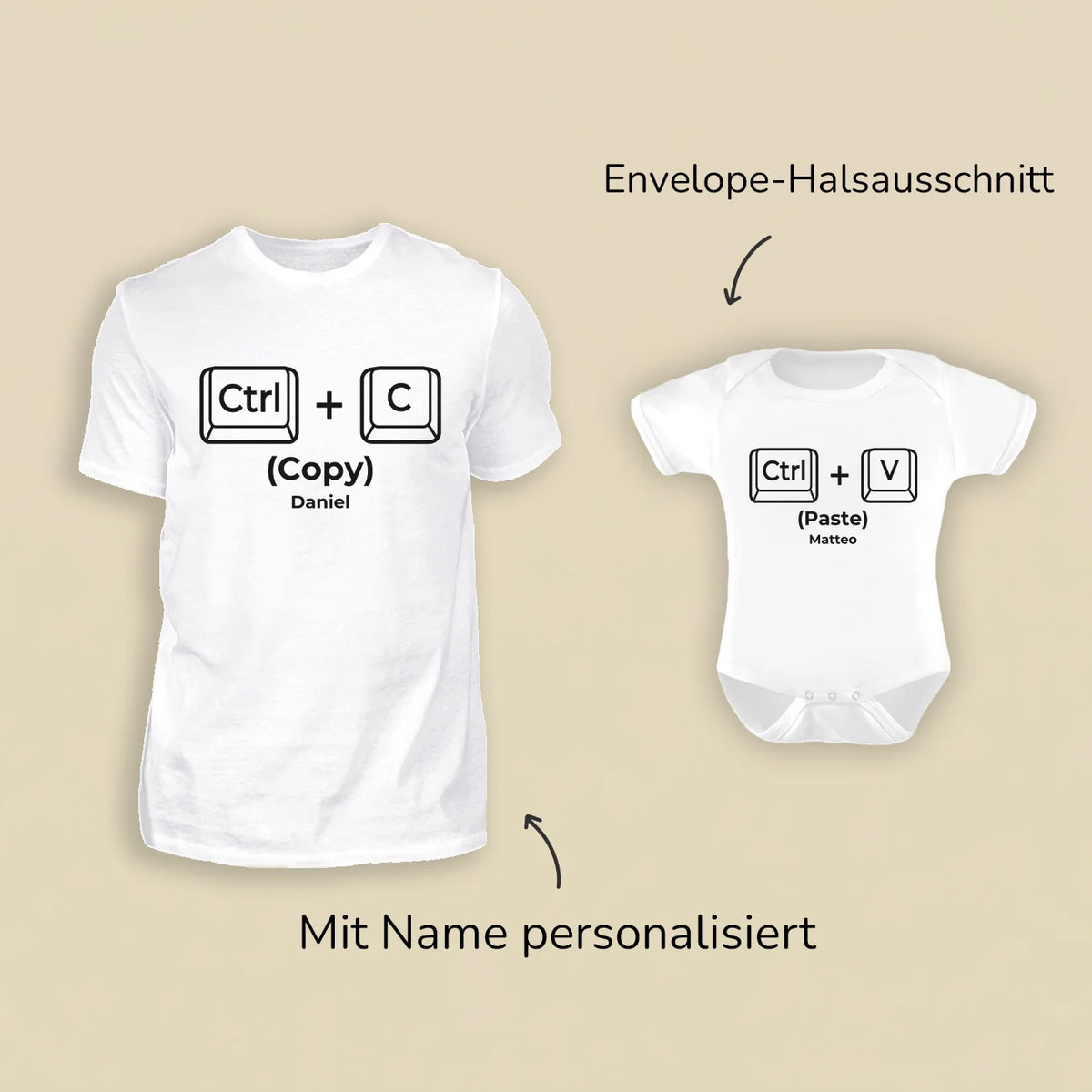 Personalisierter Partnerlook “Copy & Paste”