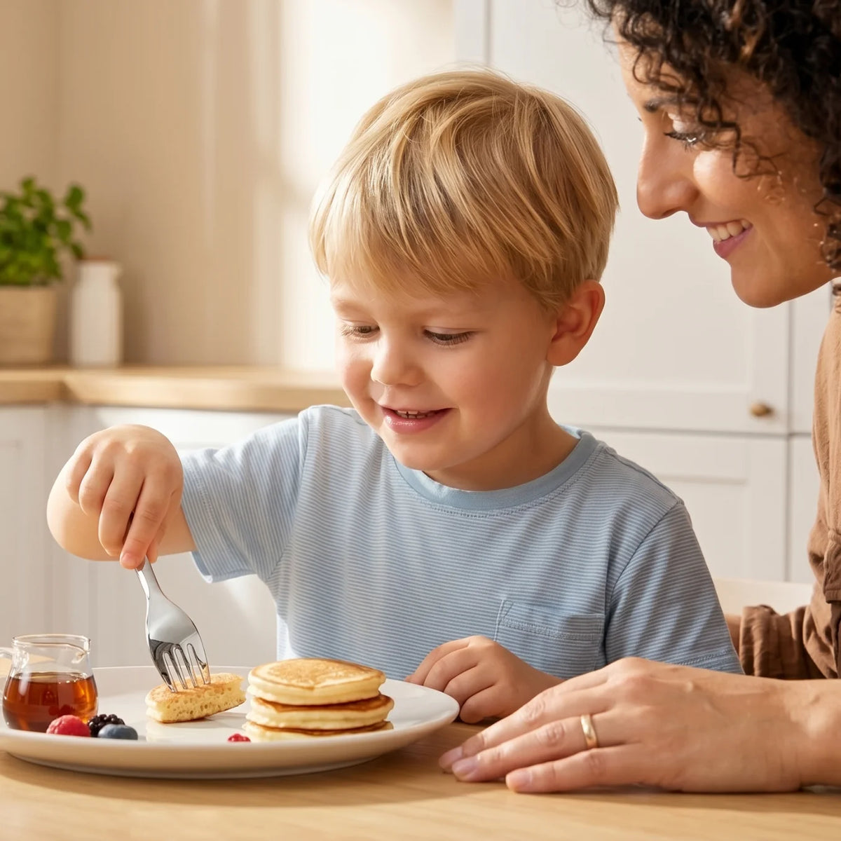 Personalisiertes Amefa Kinderbesteck „Baustelle“