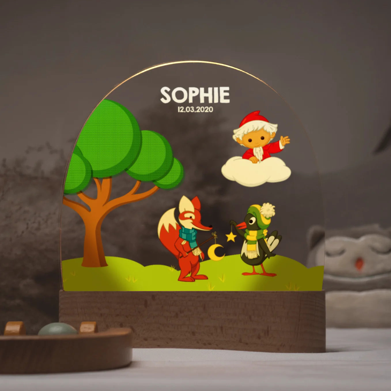 Personalisiertes Nachtlicht "Unser Sandmännchen" - "Freunde"