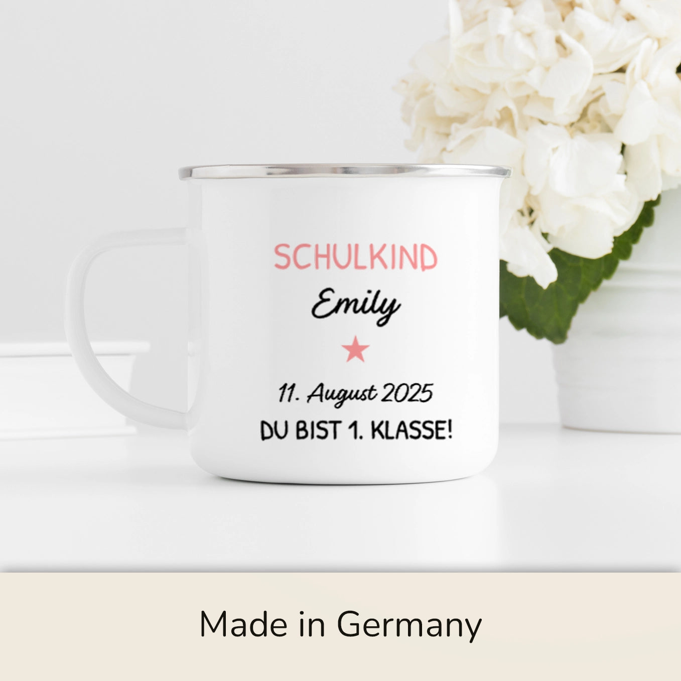 Personalisierte Kindertasse "Schulkind"