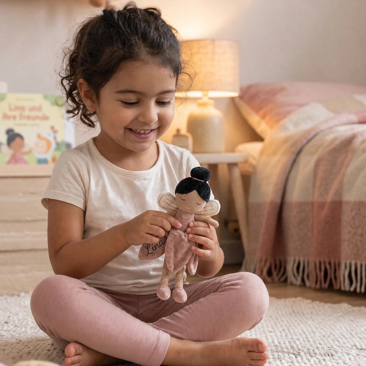 Personalisierte Kuschelpuppe "Fee"