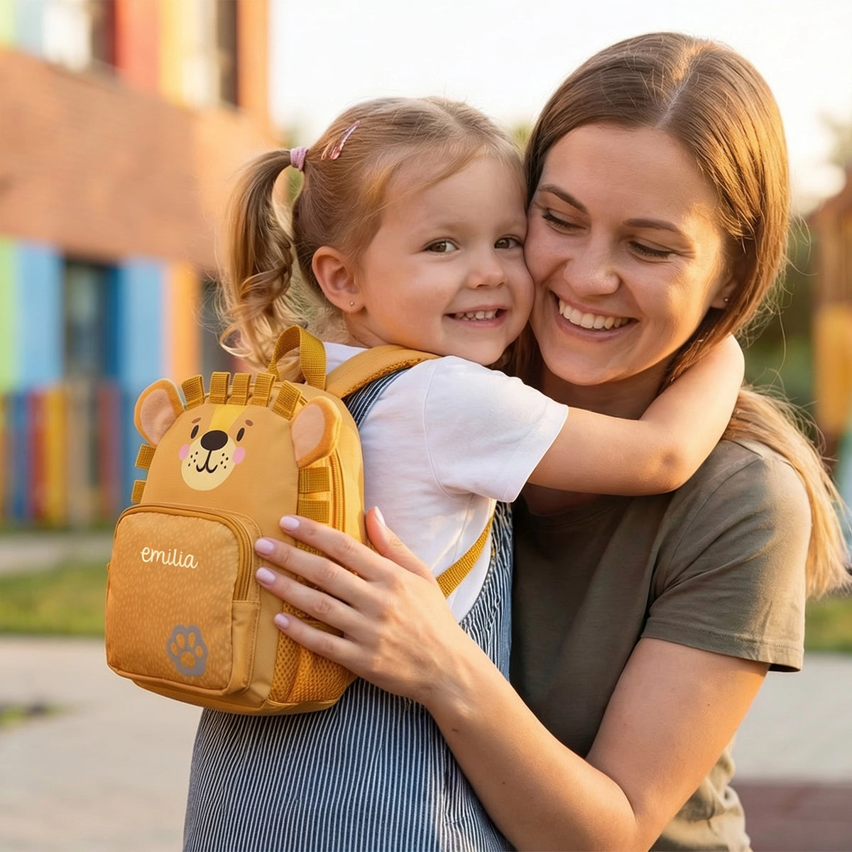 Personalisierter Kinder Rucksack "Löwe"