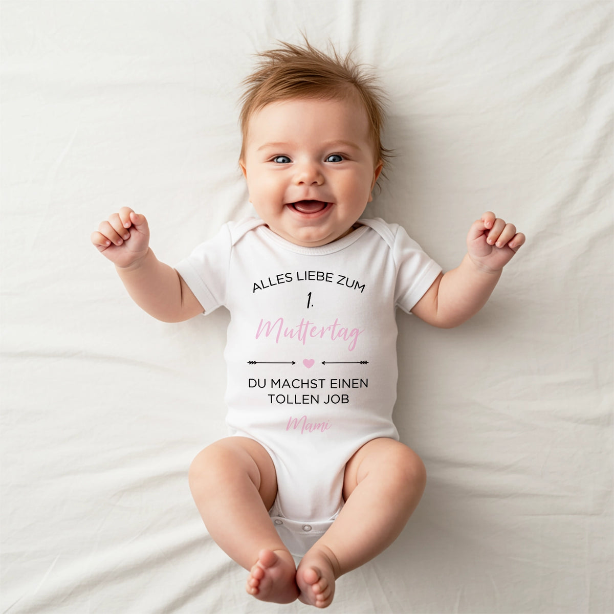 Personalisierter Babybody "Alles Liebe zum Muttertag"