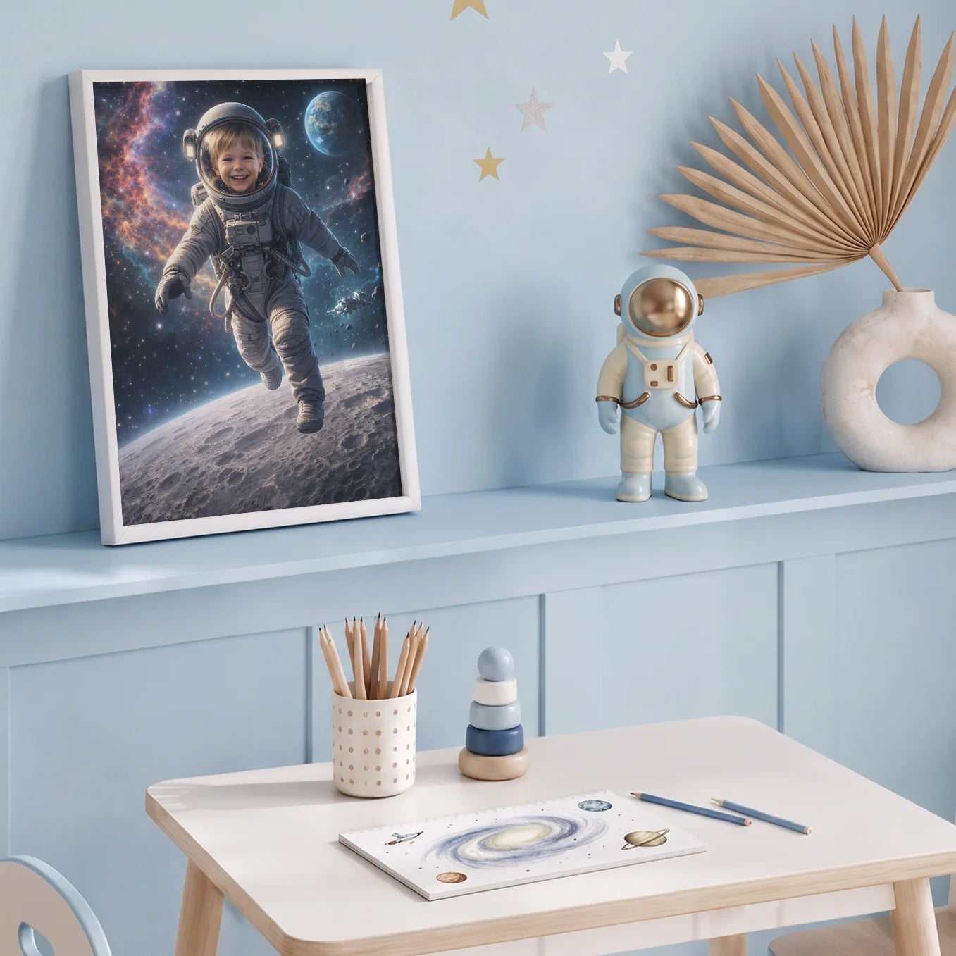 Personalisiertes Kinderposter "Astronaut"