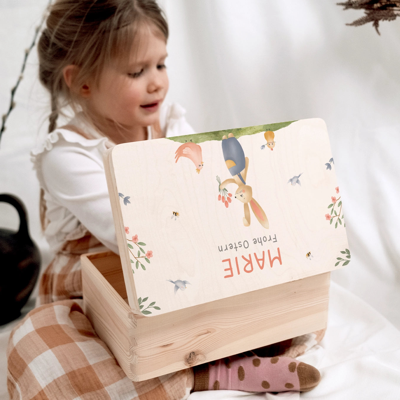 Personalisierte Osterkiste "Hase"