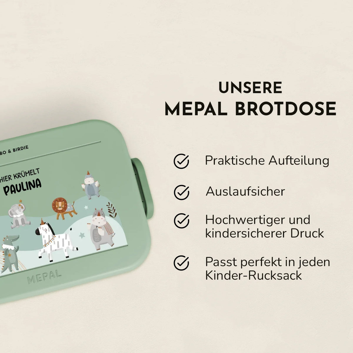 Personalisierte Mepal Bento Brotdose "Magie"
