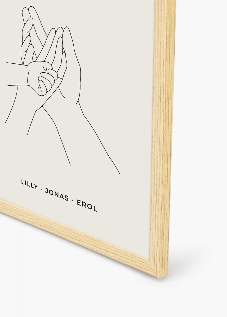 Premium Holzrahmen DIN A4 21x29.7cm Bo & Birdie