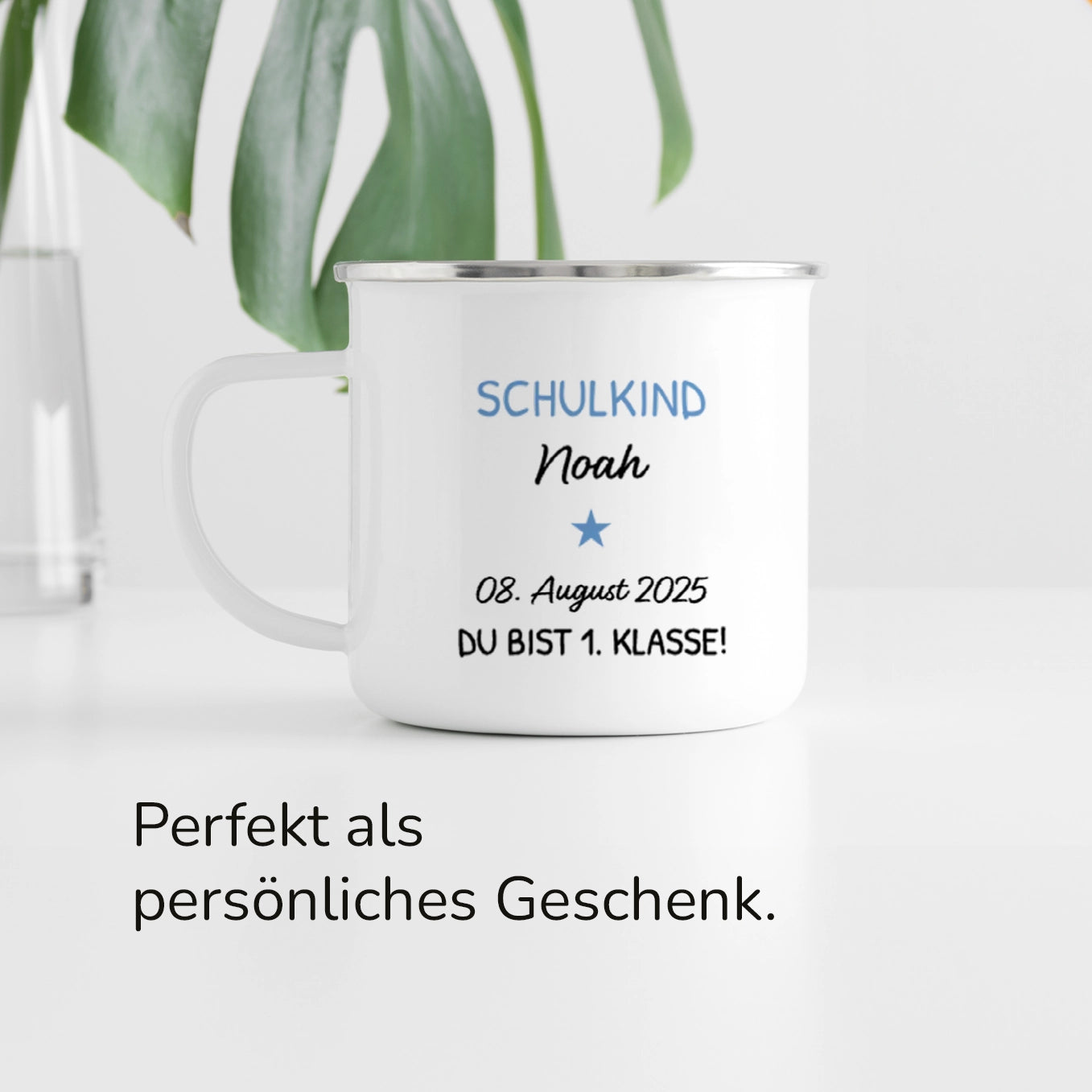 Personalisierte Kindertasse "Schulkind"