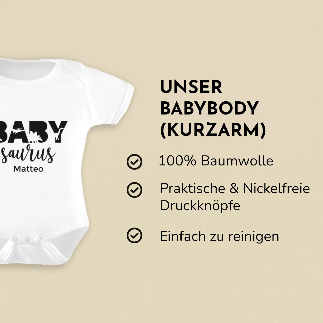 Personalisierter Partnerlook “Papa- und Baby Saurus”