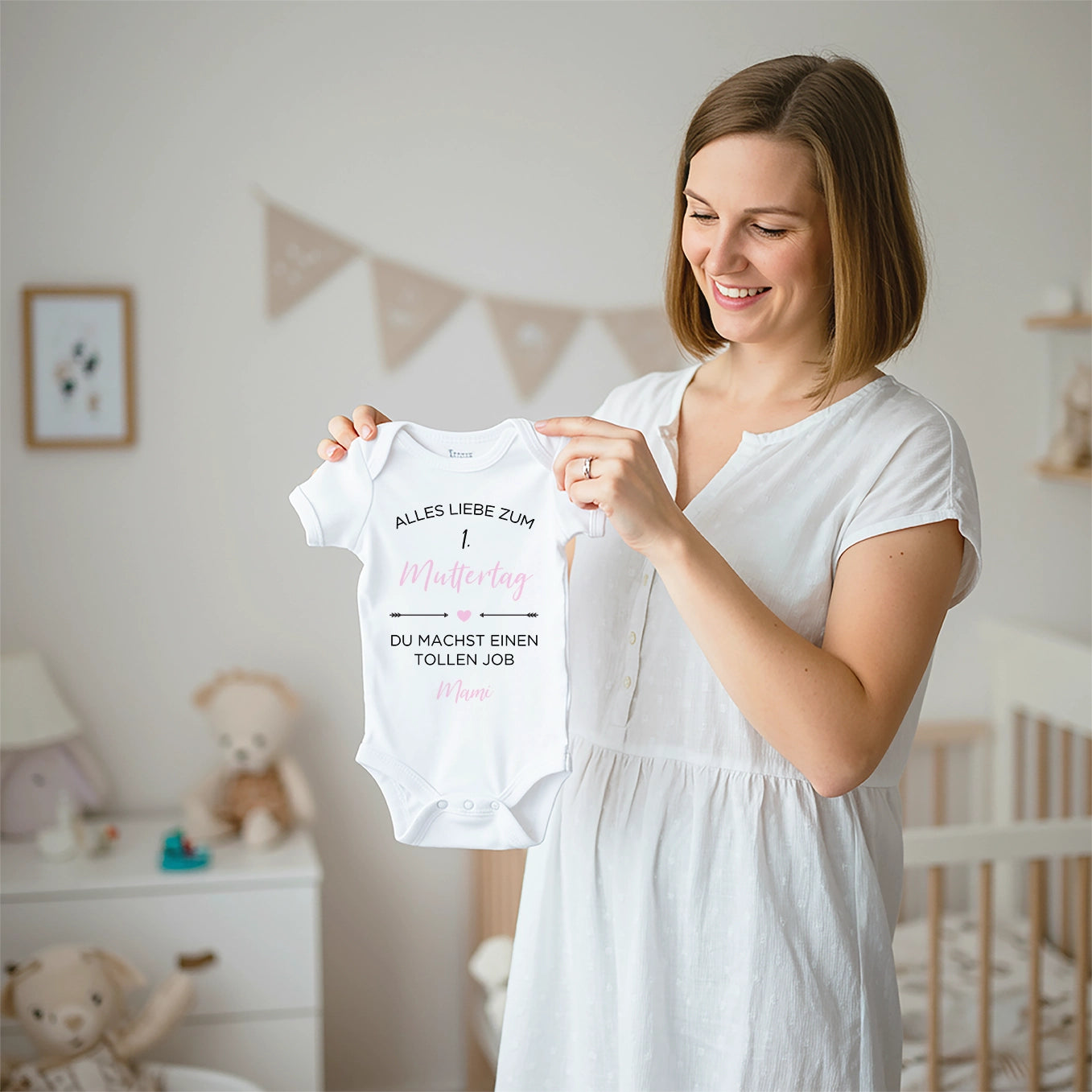 Personalisierter Babybody "Alles Liebe zum Muttertag"