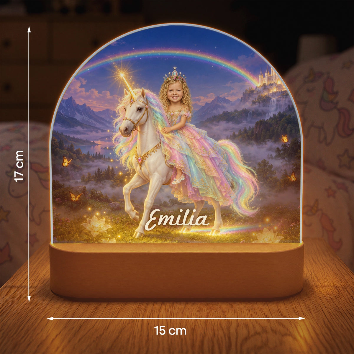 Personalisiertes Nachtlicht "Prinzessin"