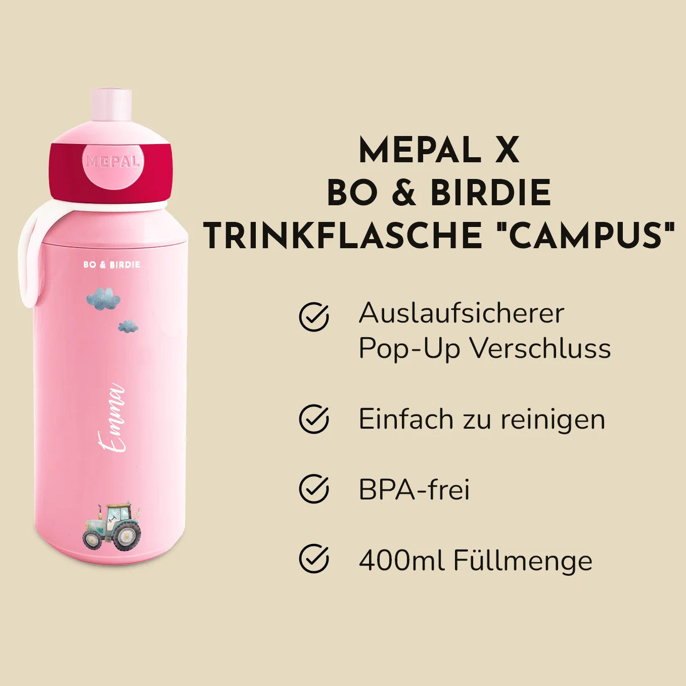 Mepal Trinkflasche Campus "Traktor"