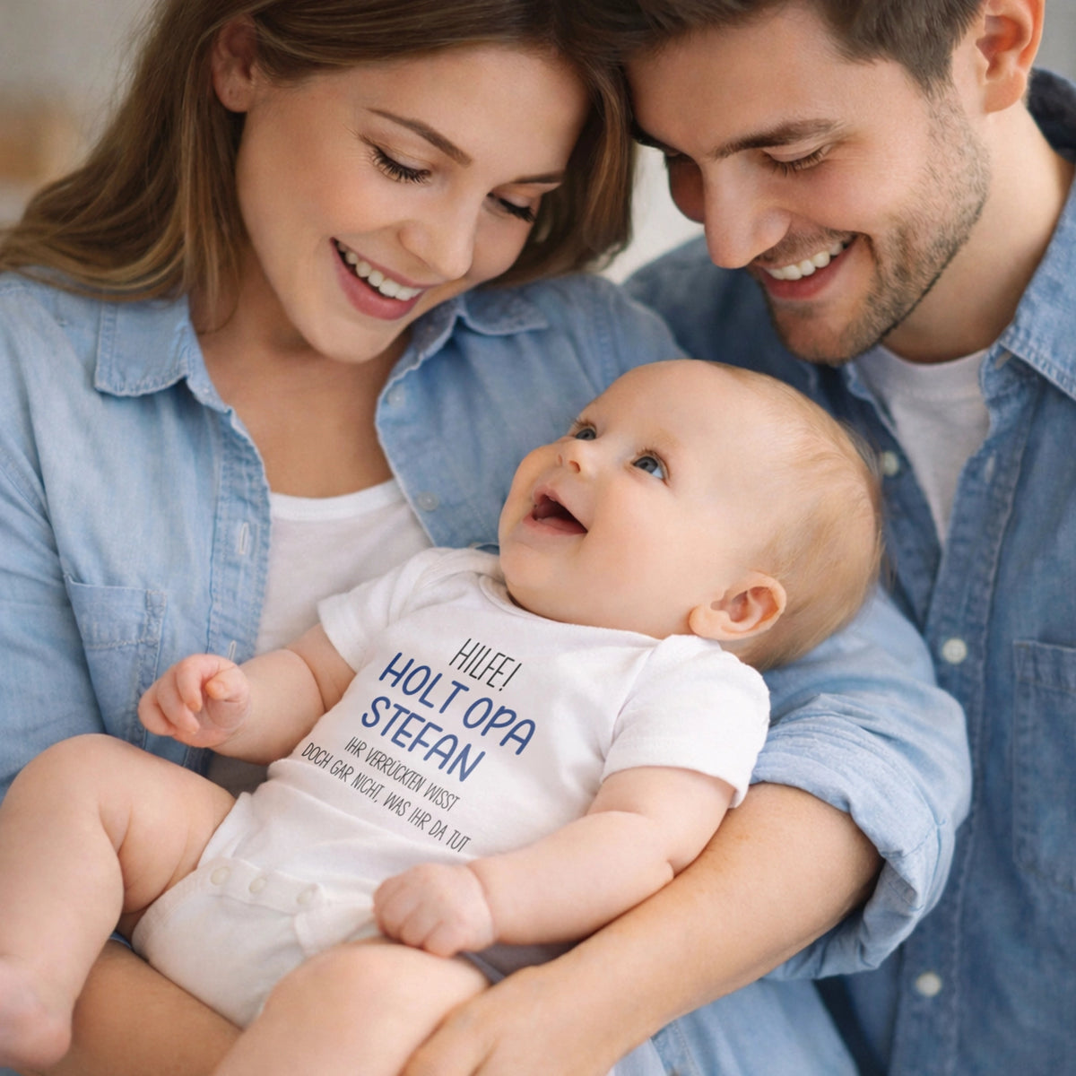 Personalisierter Babybody "Holt Oma / Opa"