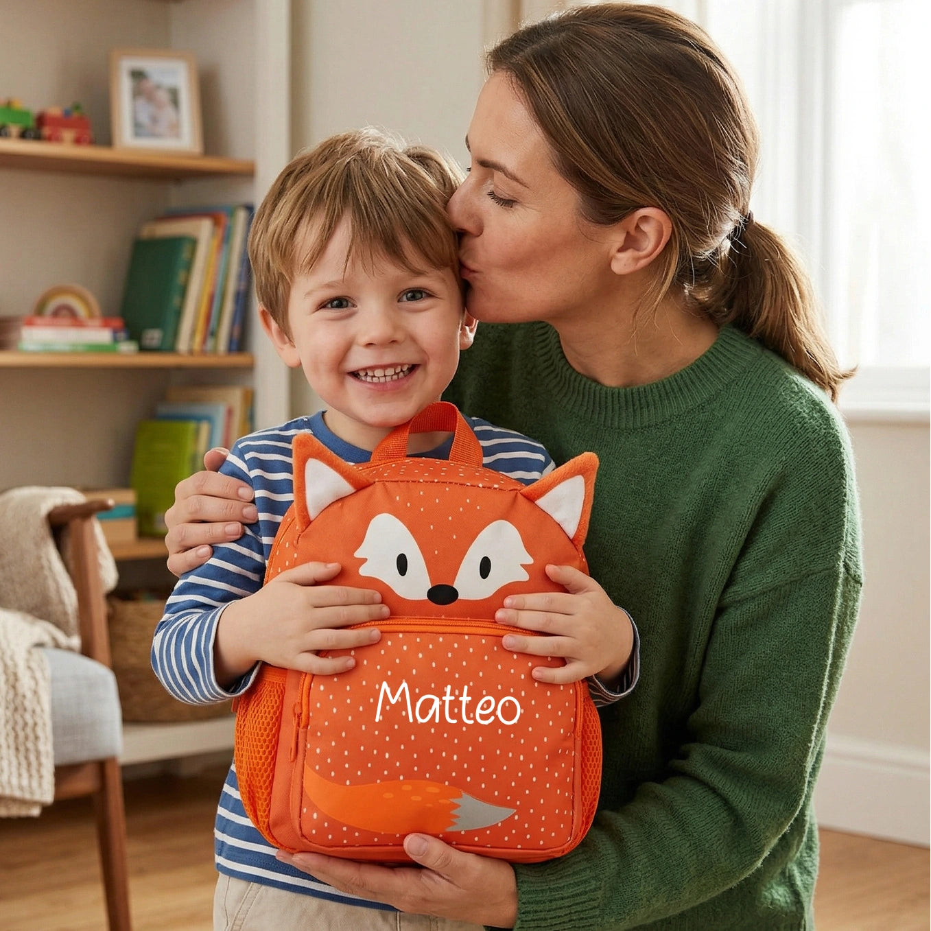 Personalisierter Kinder Rucksack "Fuchs"