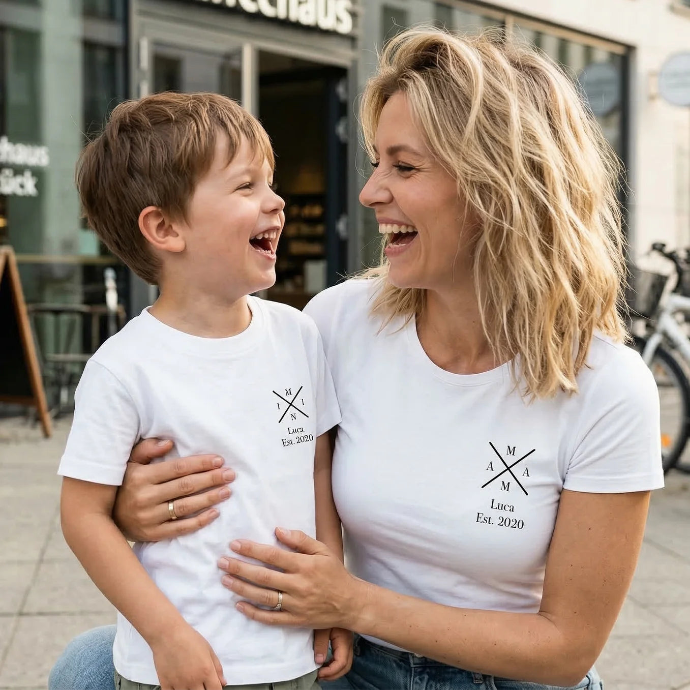 Personalisierter Partnerlook für Mama und Kind “MAMA - MINI”