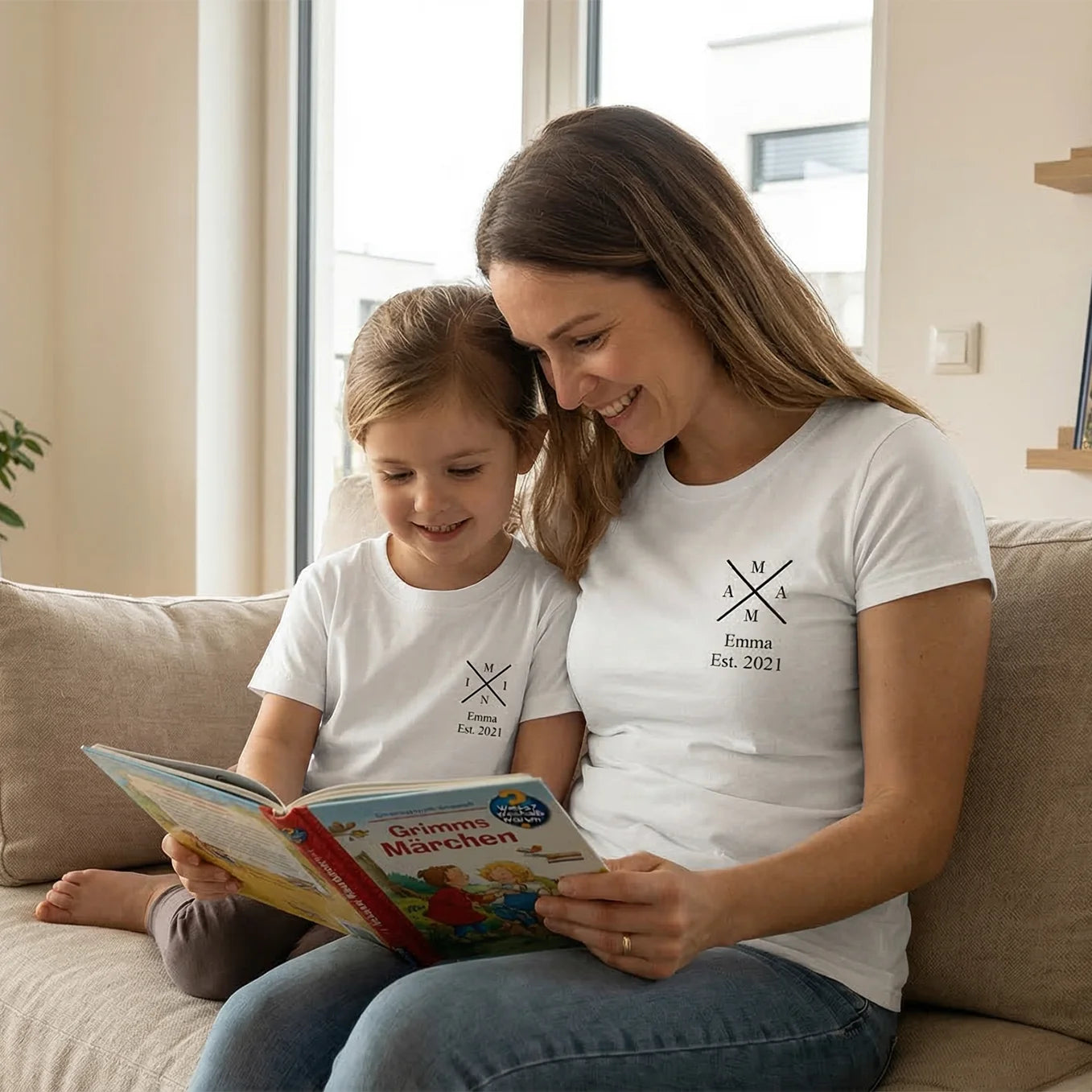 Personalisierter Partnerlook für Mama und Kind “MAMA - MINI”