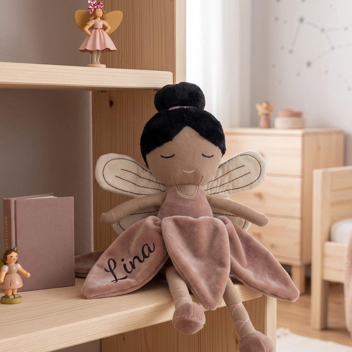 Personalisierte Kuschelpuppe "Fee"