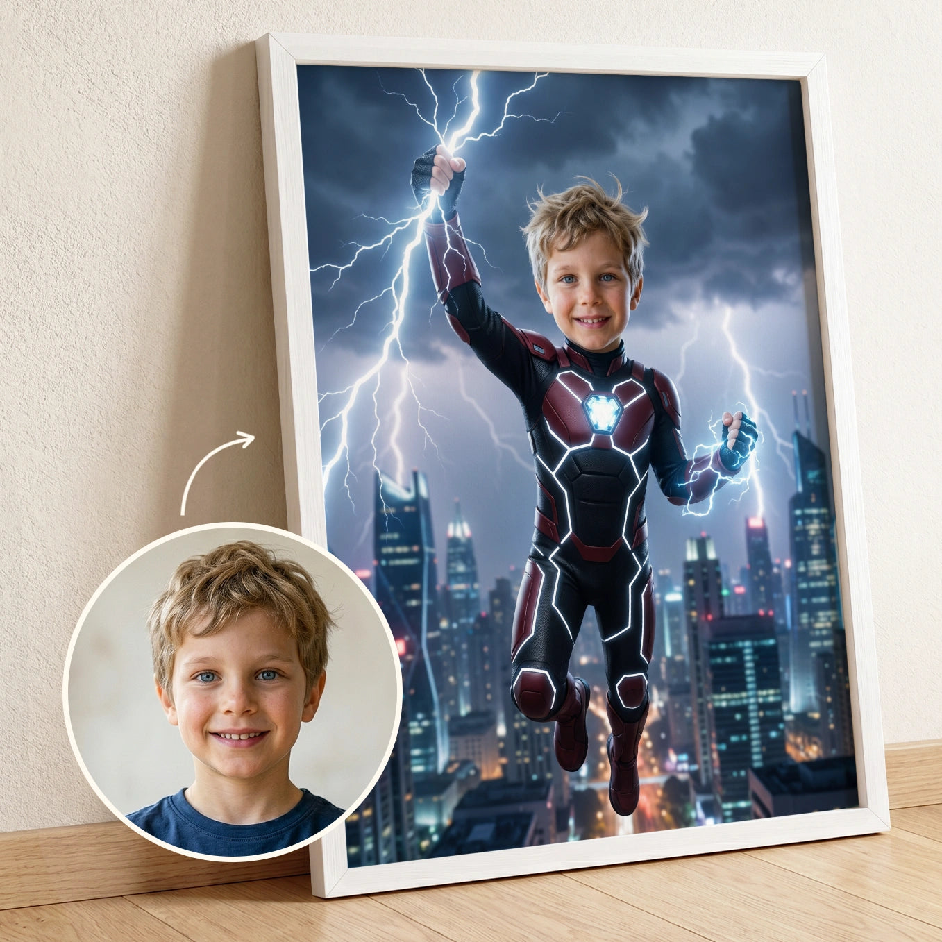 Personalisiertes Kinderposter "Strikeboy"