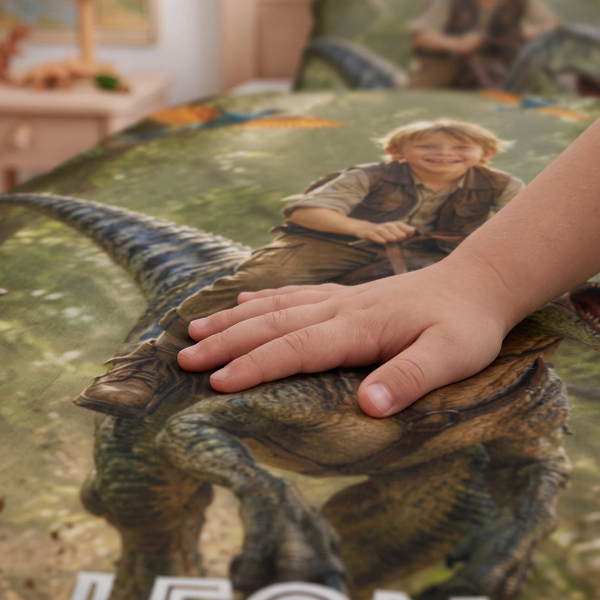 Personalisierte Bettwäsche "Dino"