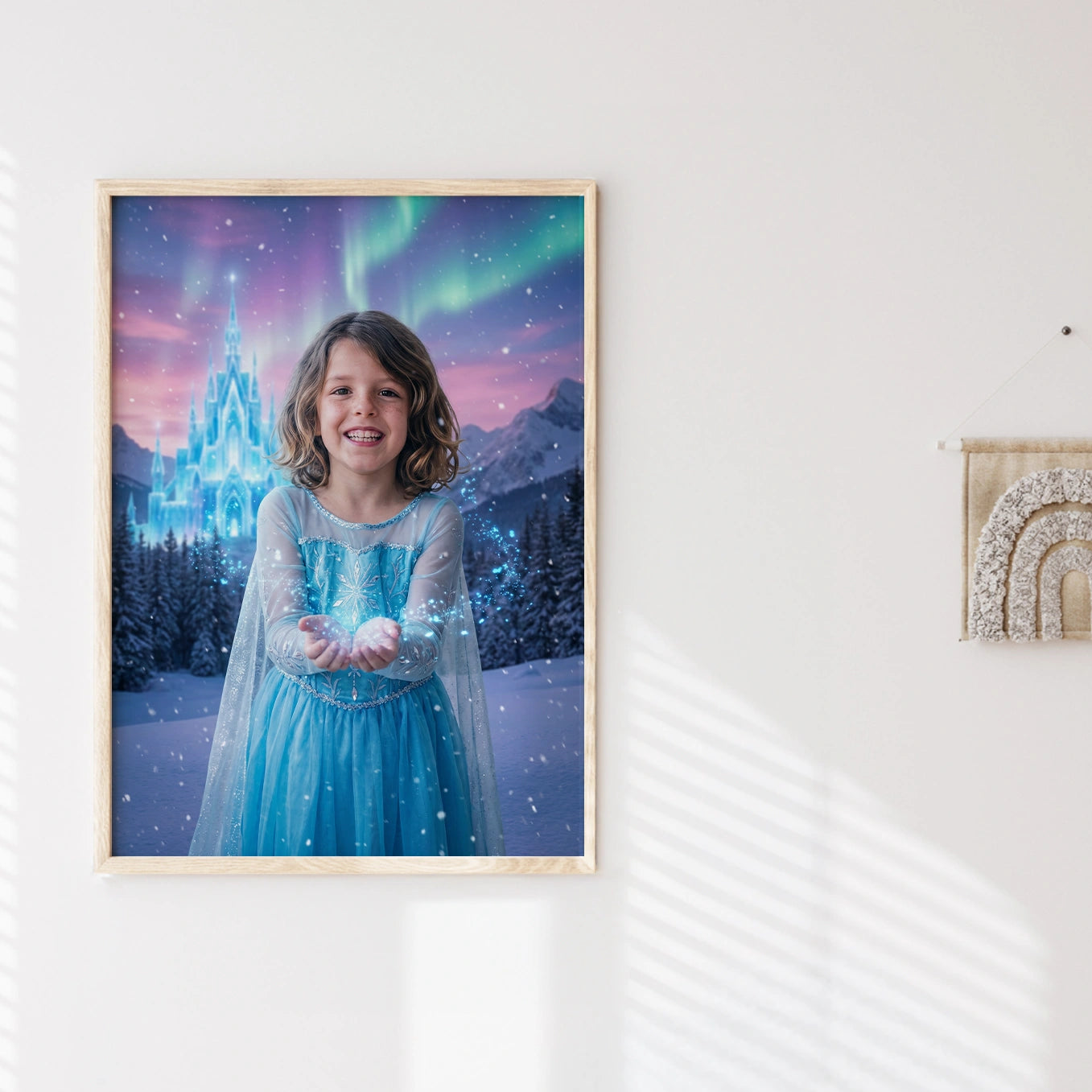 Personalisiertes Kinderposter "Eisprinzessin"