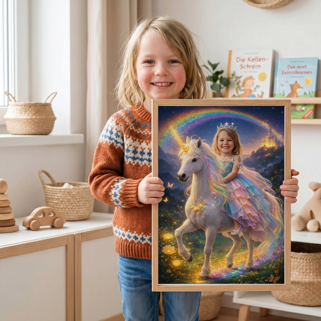 Personalisiertes Kinderposter "Prinzessin"