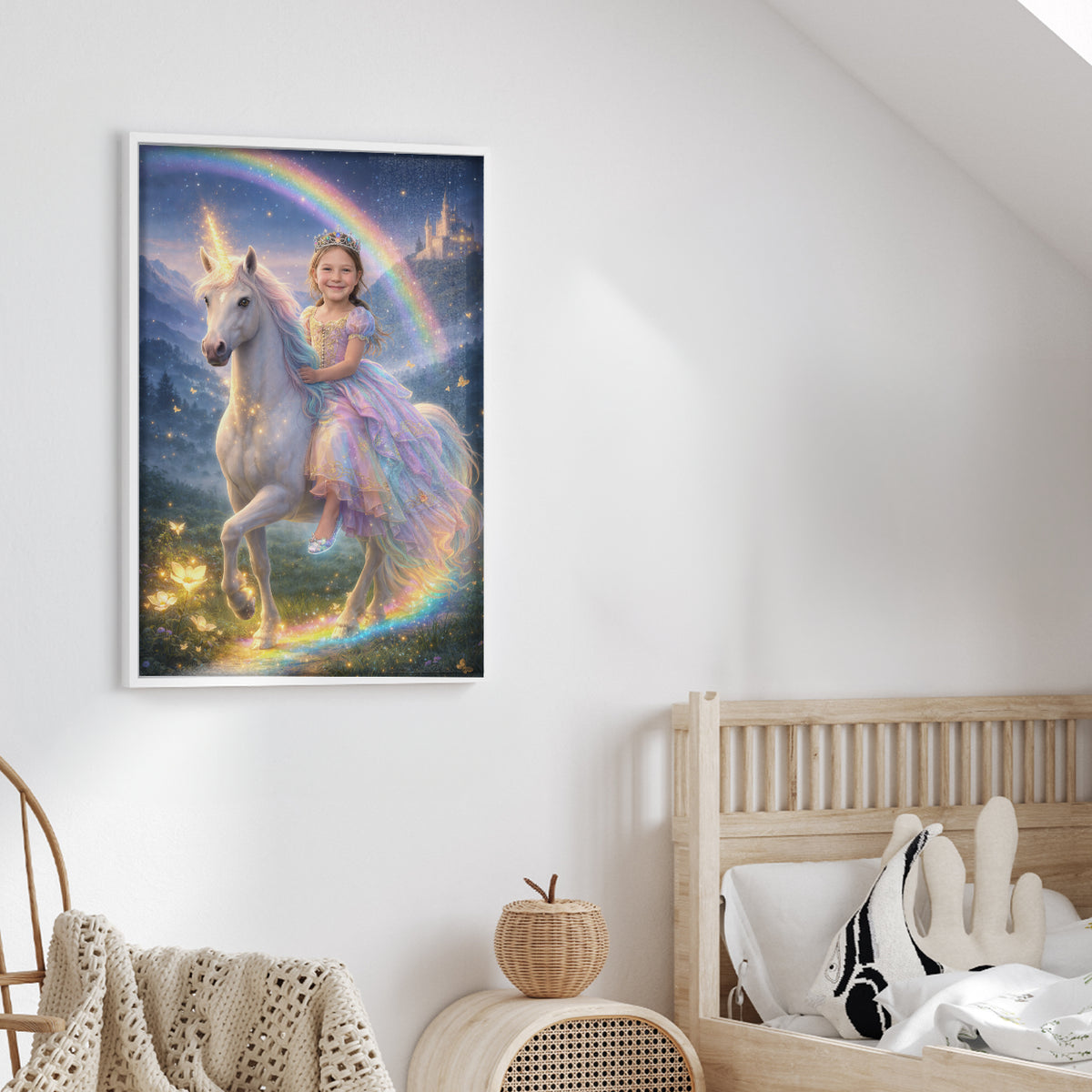Personalisiertes Kinderposter "Prinzessin"
