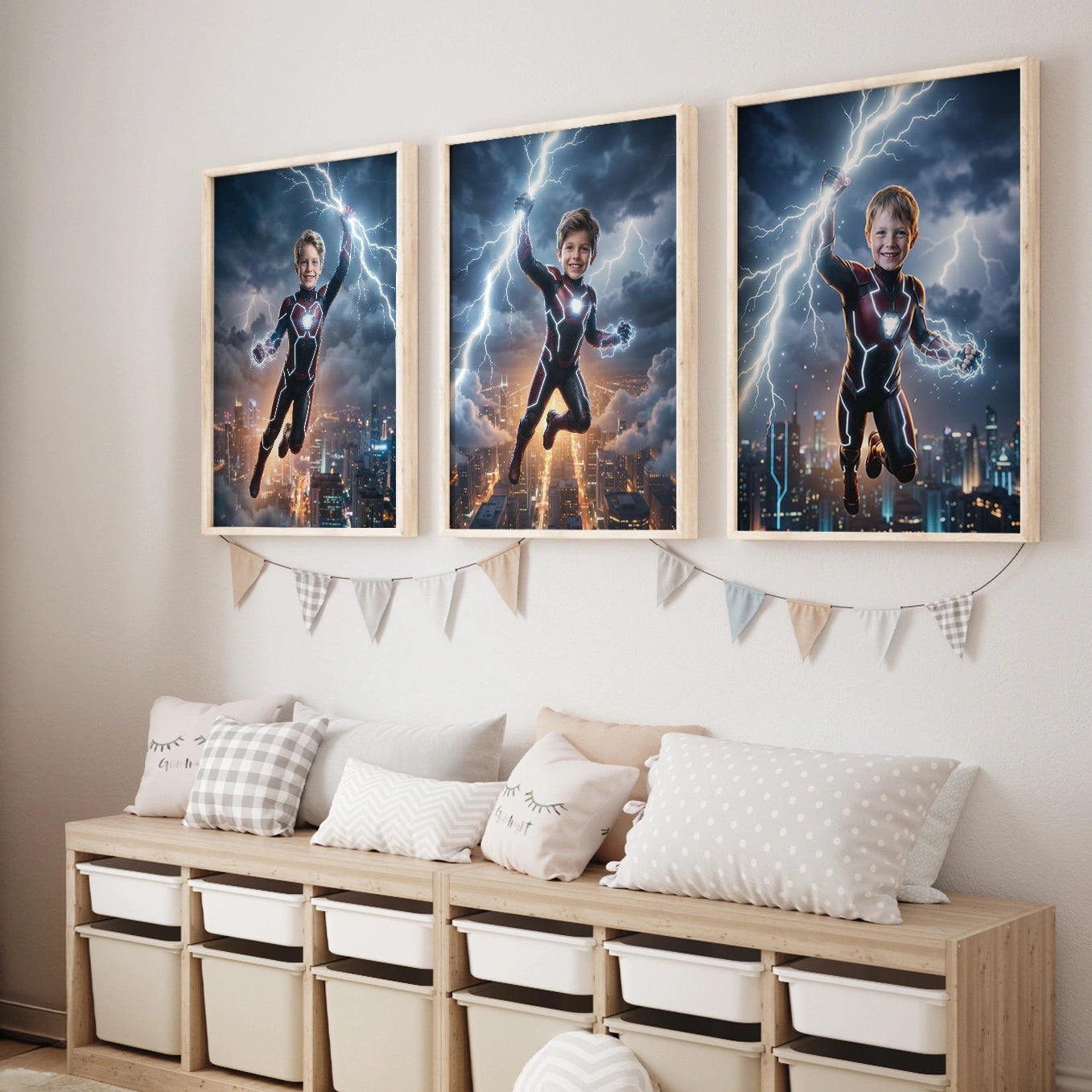Personalisiertes Kinderposter "Strikeboy"
