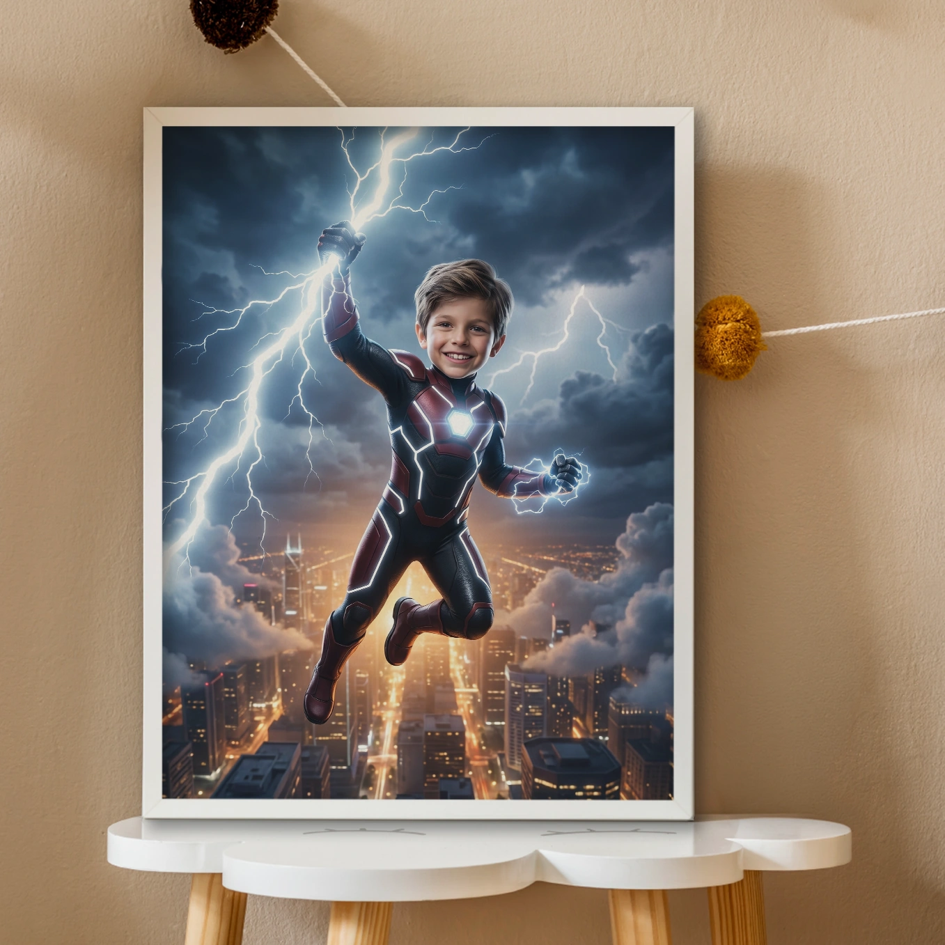 Personalisiertes Kinderposter "Strikeboy"