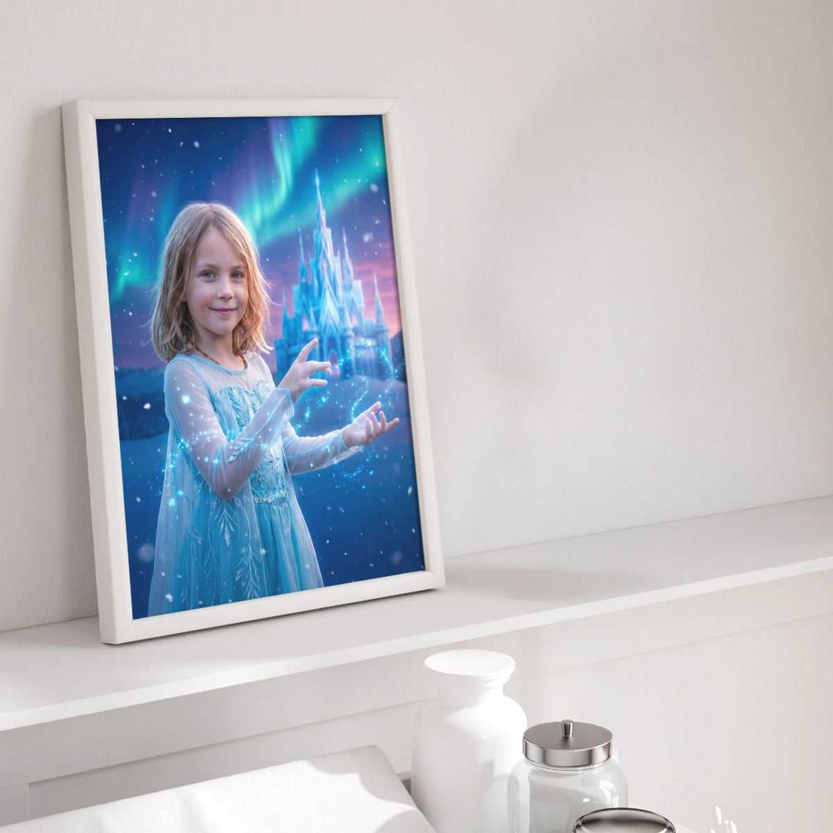 Personalisiertes Kinderposter "Eisprinzessin"