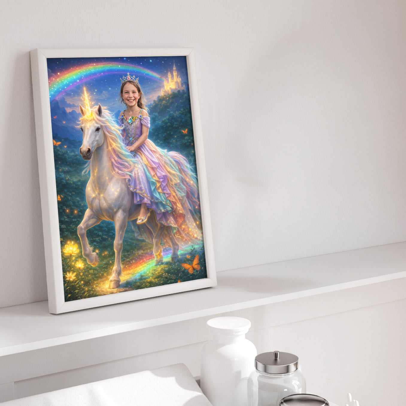 Personalisiertes Kinderposter "Prinzessin"