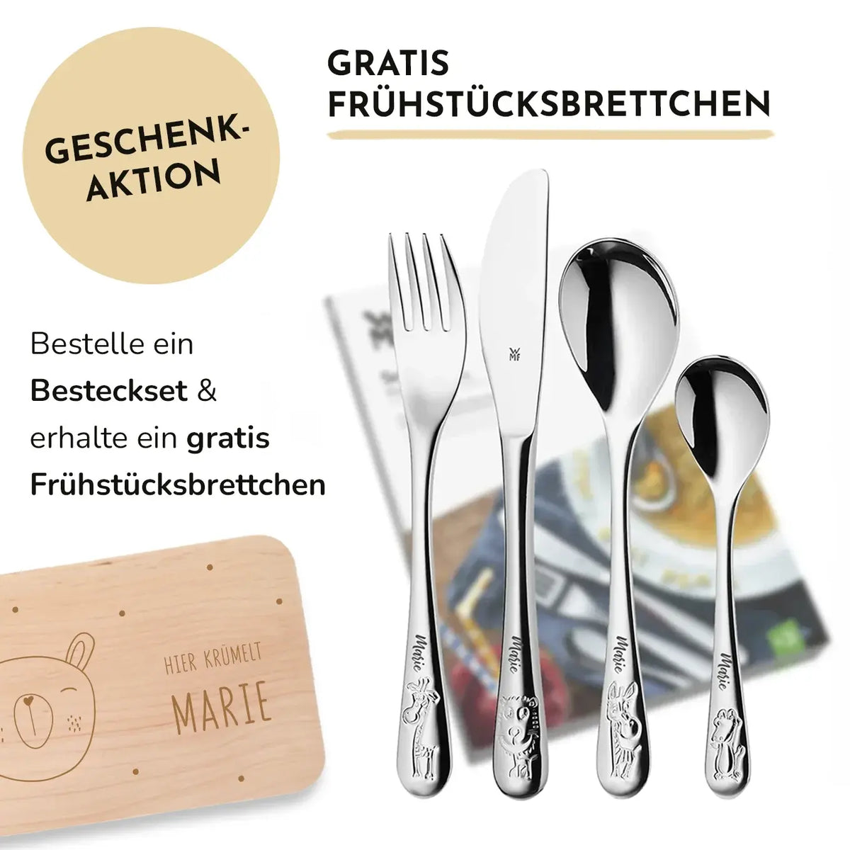 ▷ Personalisiertes WMF Kinderbesteck