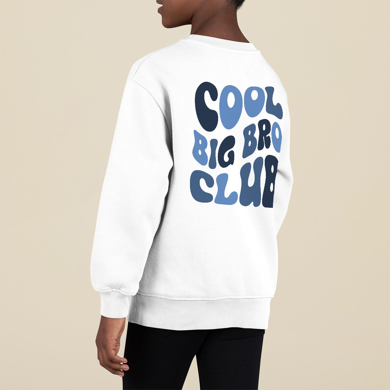 Personalisierter Sweater "Cool Big Bro Club"