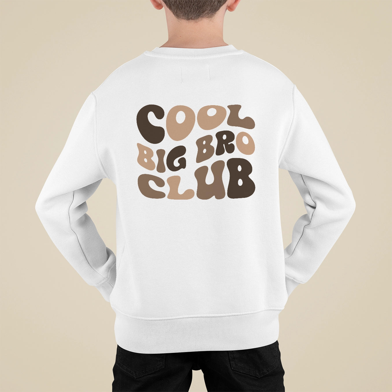 Personalisierter Sweater "Cool Big Bro Club"