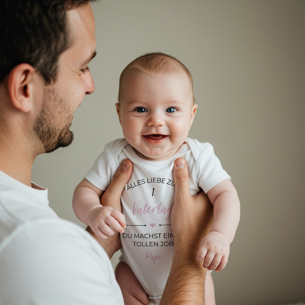 Personalisierter Babybody "Alles Liebe zum Vatertag"
