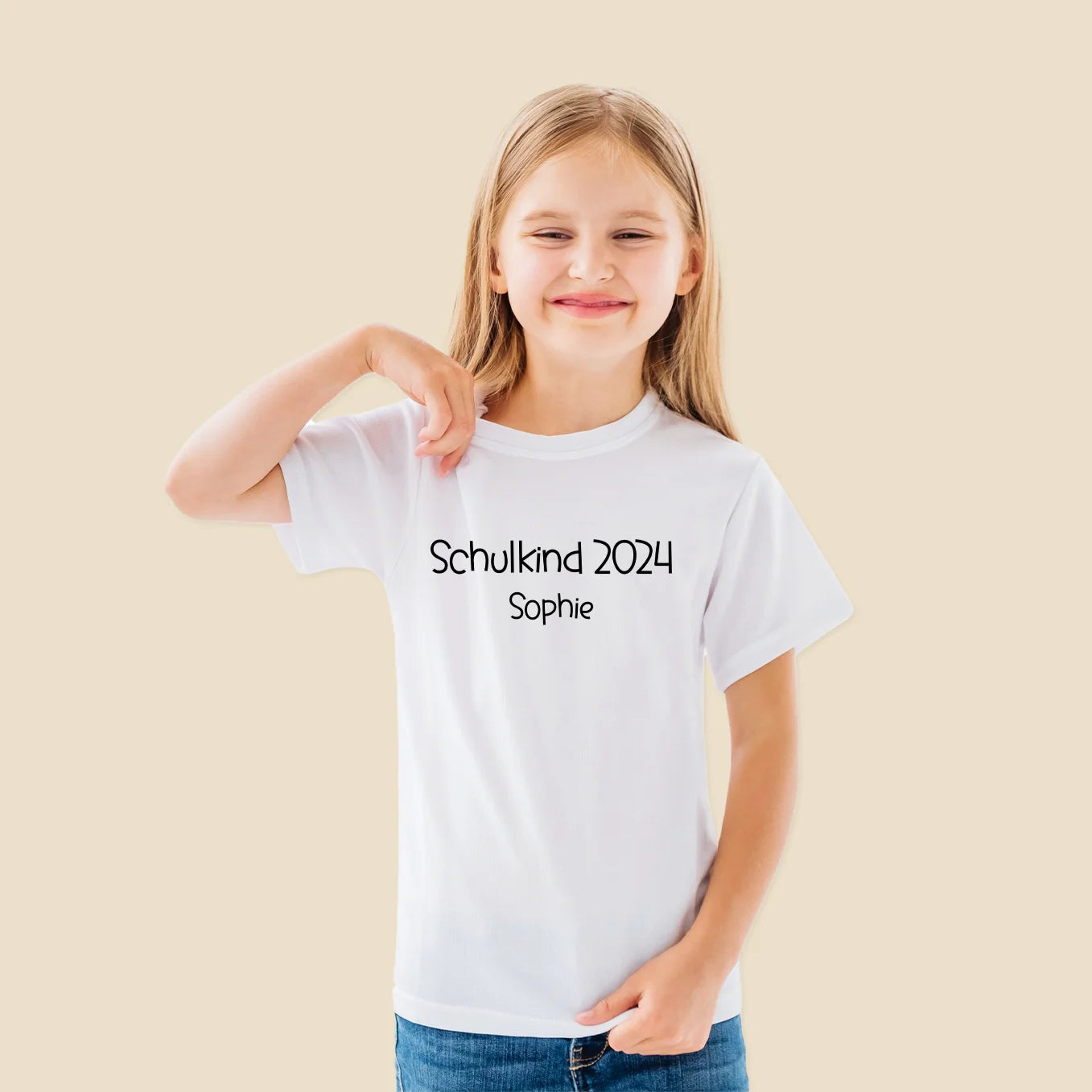 Personalisiertes T-Shirt "Schulkind 2024" Bo & Birdie