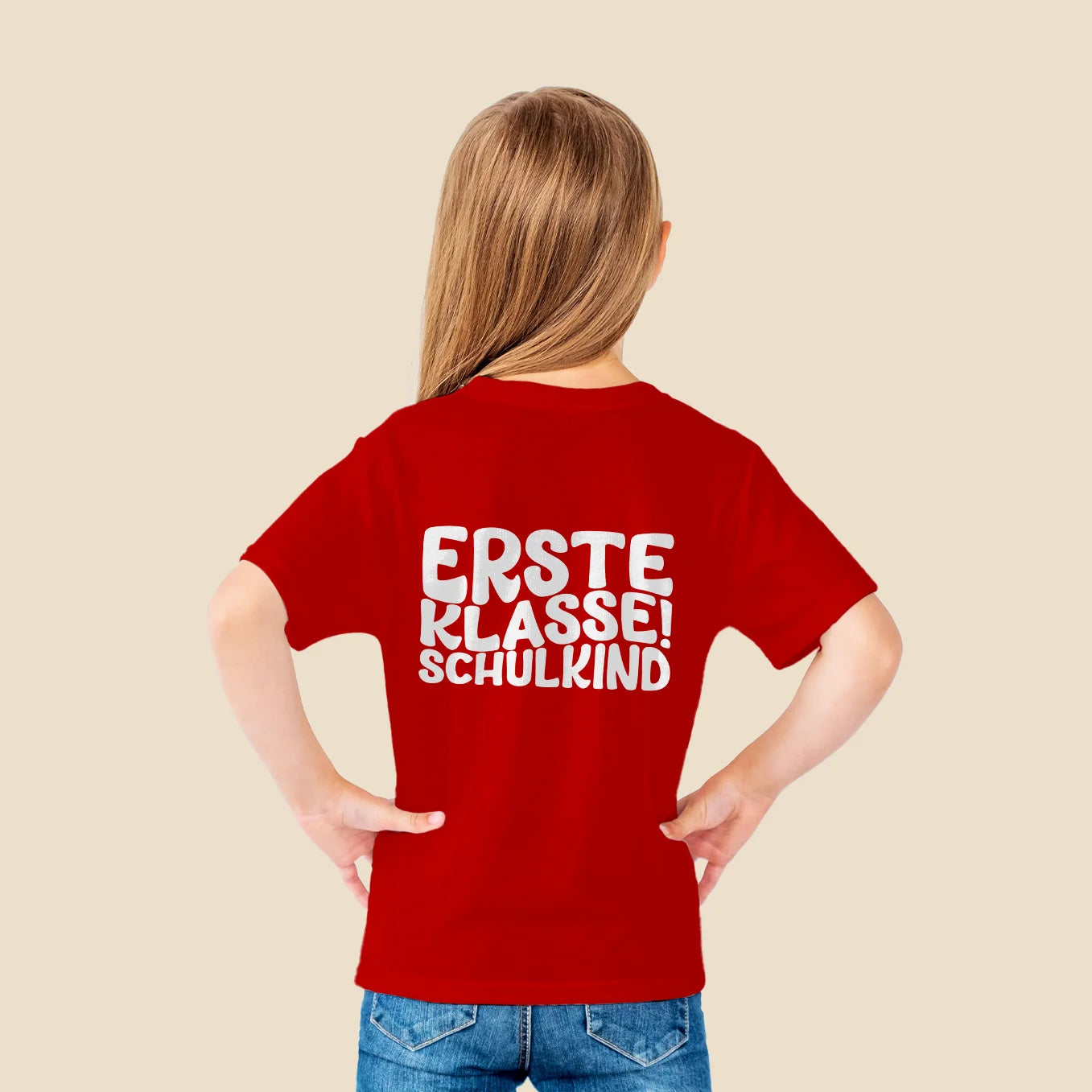 Personalisiertes T-Shirt "Endlich Schulkind"