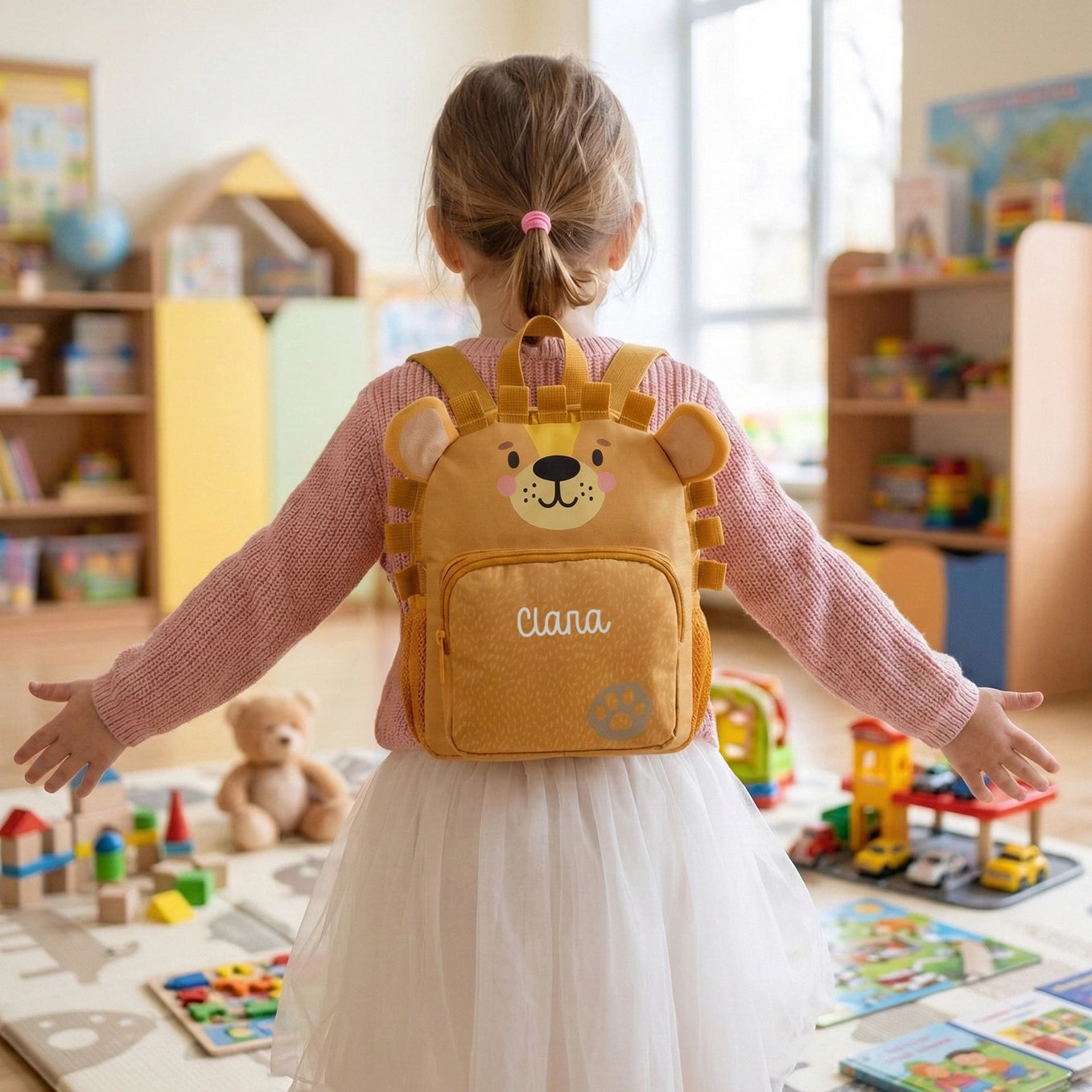 Personalisierter Kinder Rucksack "Löwe"