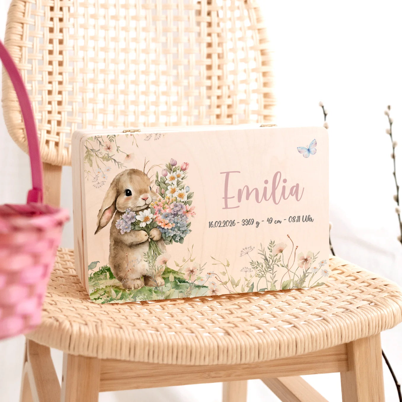 Personalisierte Erinnerungsbox “Osterhase”