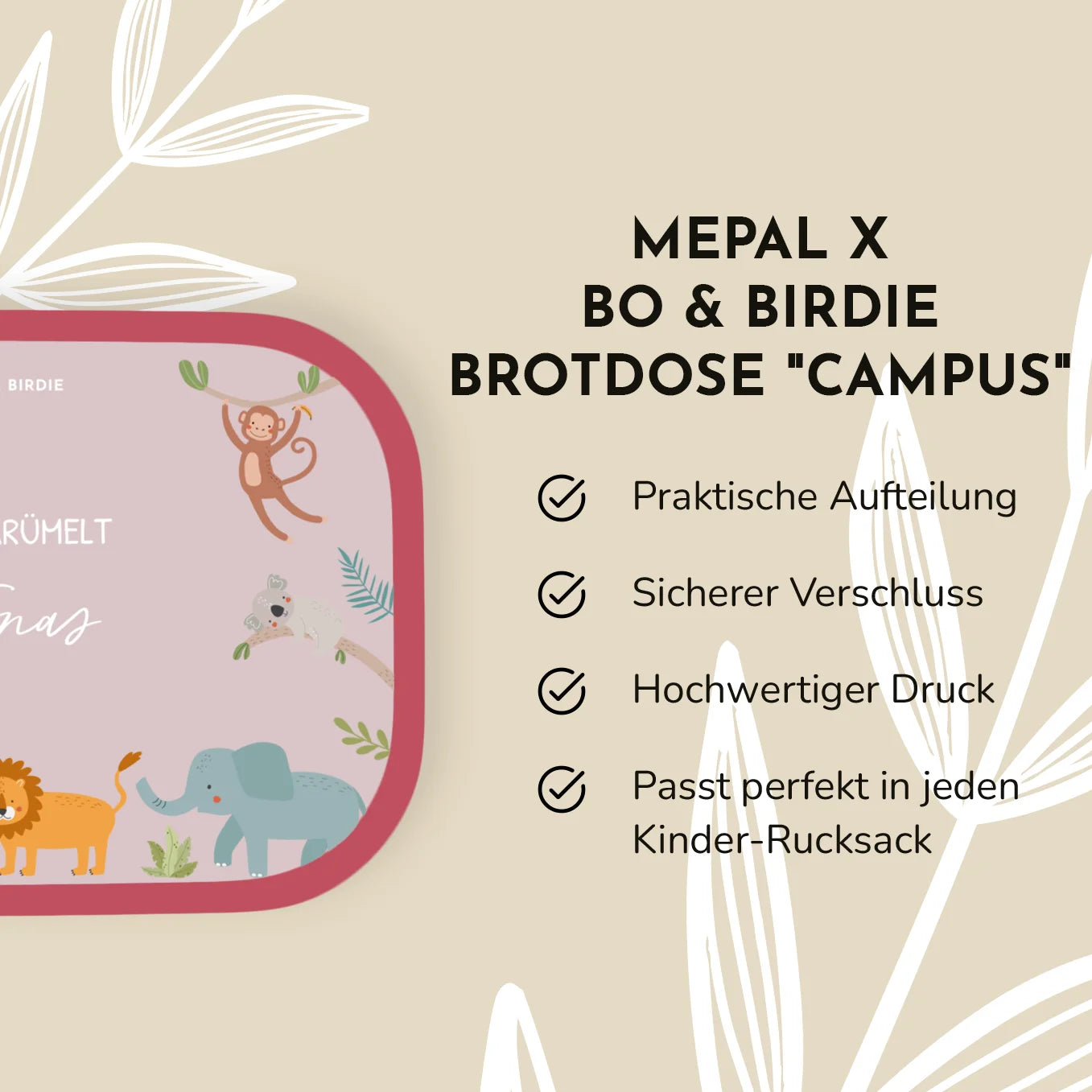 Mepal Brotdose "Safari" Bo & Birdie