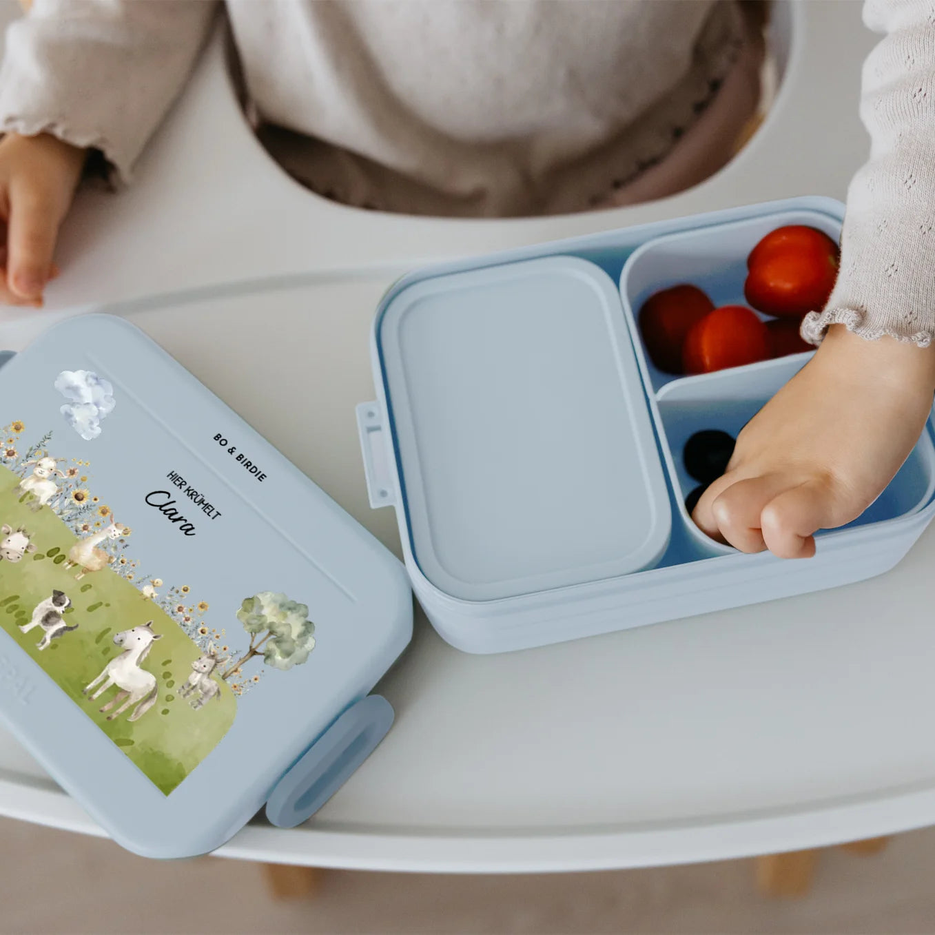 Personalisierte Mepal Bento Brotdose "Bauernhof"