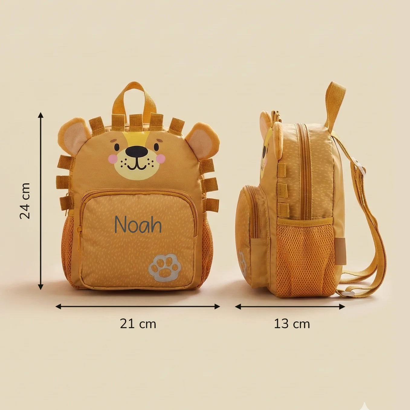 Personalisierter Kinder Rucksack "Löwe"