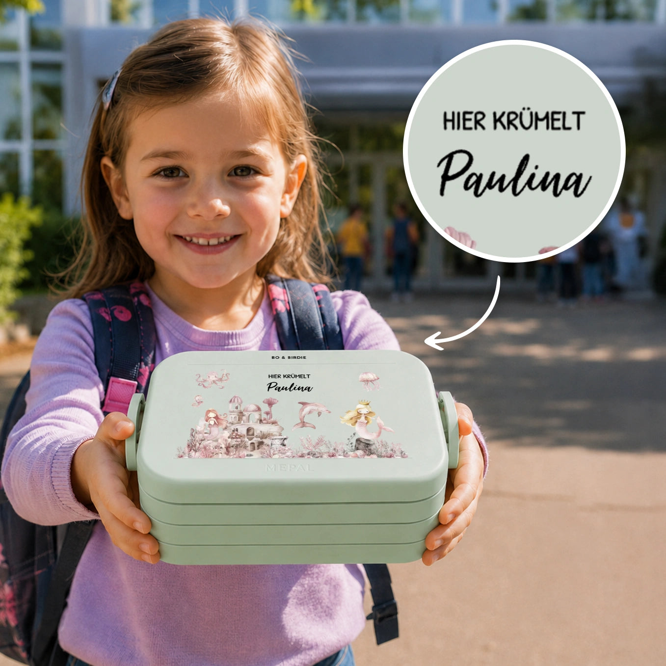 Personalisierte Mepal Bento Brotdose "Prinzessin"