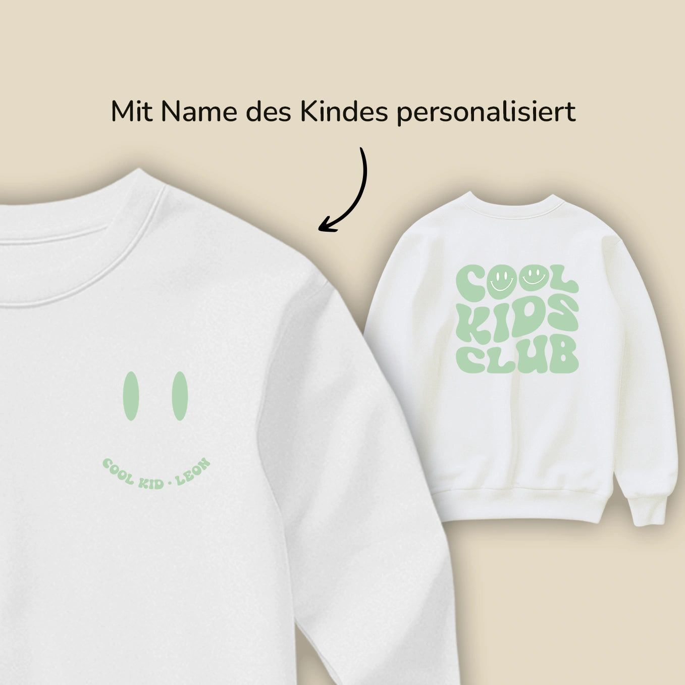 Personalisierter Sweater "Cool Kids Club"