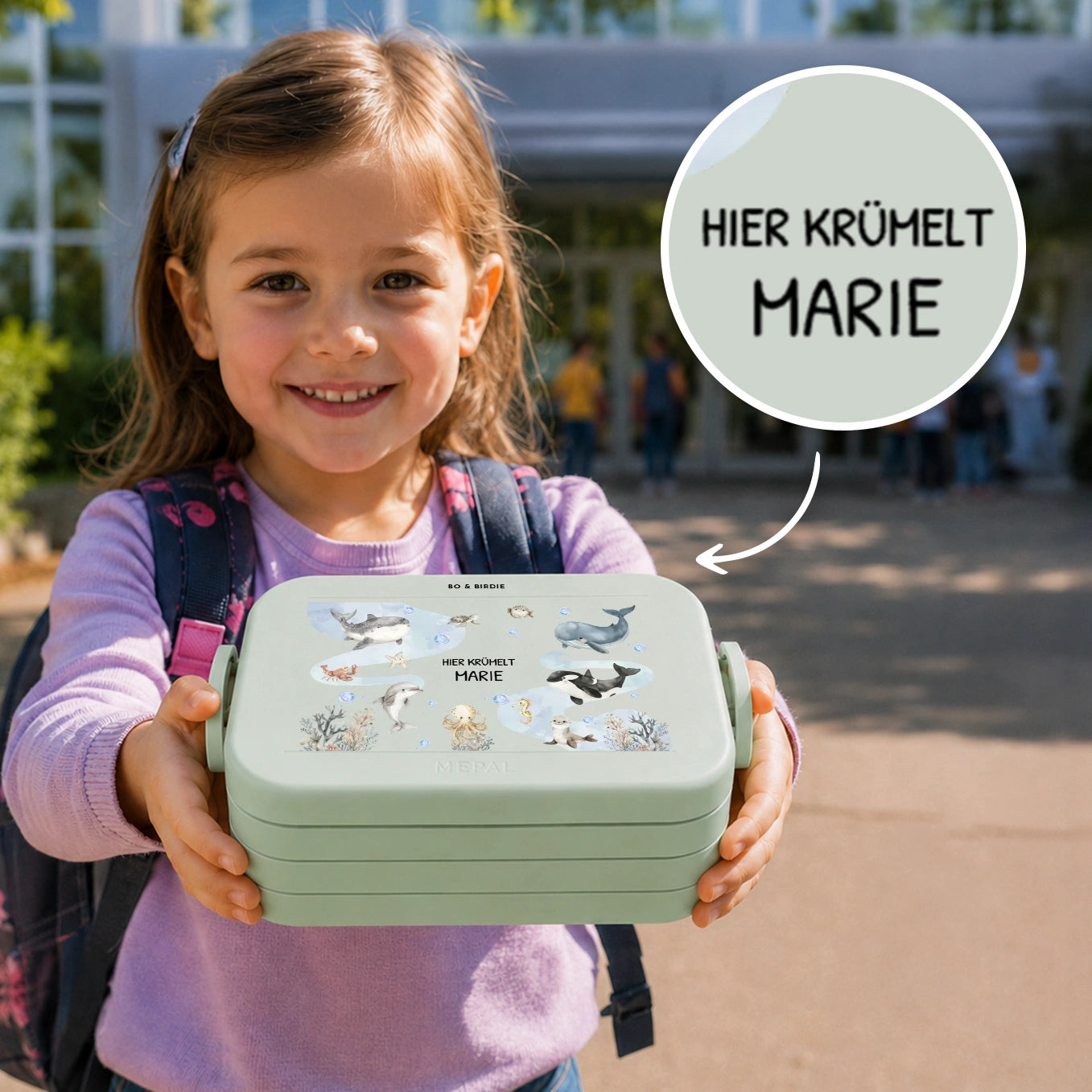 Personalisierte Mepal Bento Brotdose "Ozean"