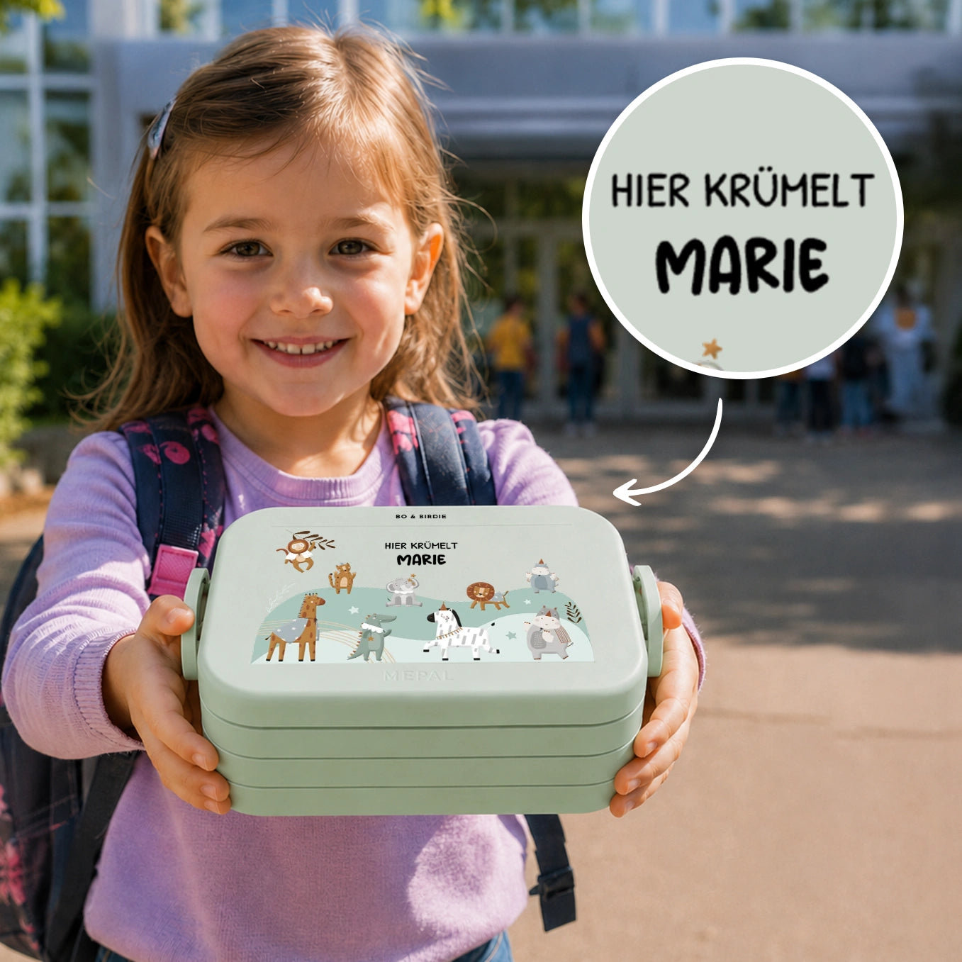 Personalisierte Mepal Bento Brotdose "Magie"