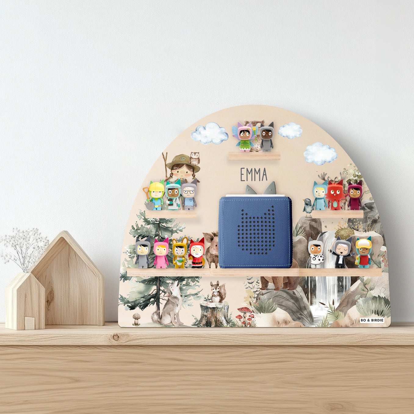 Personalisiertes Toniebox Regal "Wildnis"