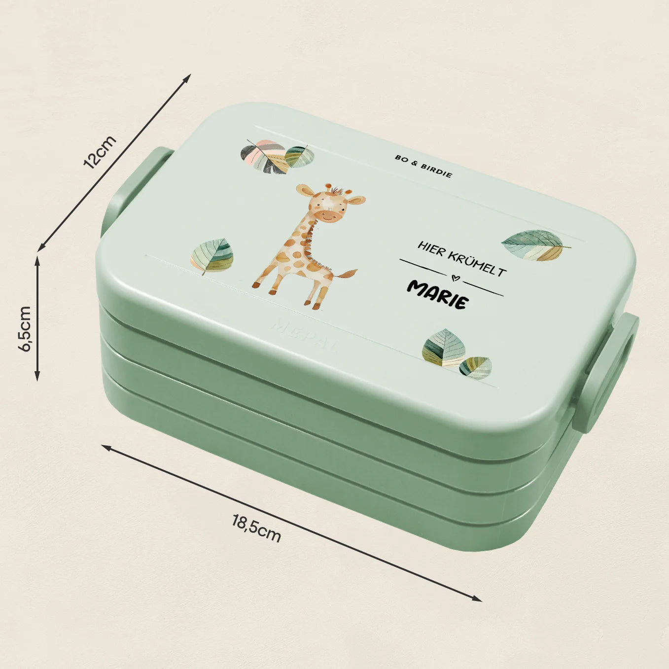 Personalisierte Mepal Brotdose "Lieblingstier"